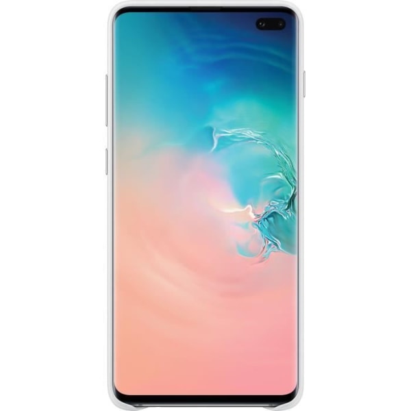 Samsung Læder Taske S10+ Hvid Vit