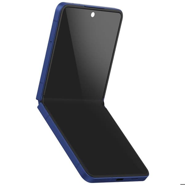Original Samsung Galaxy Z Flip7 Fullskärm med Glas och Chassi Service Pack Samsung Mörkblå Blå