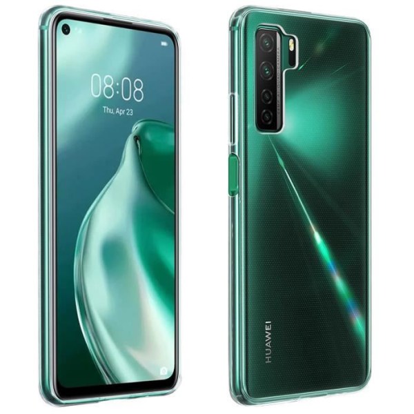 Coque - ILMOITA - Huawei P40 Lite 5G - Silikoni - Ultra-ohut - Läpinäkyvä valkoinen