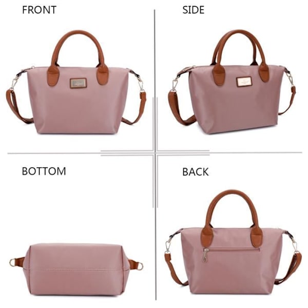 La Balade Cabas håndtaske størrelse S Gallantry - Pink - Syntetisk - Lynlås - Glat - Skulderrem - Blandet Rosa