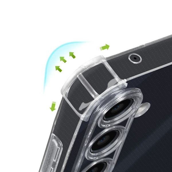 Blødt silikonetui til Samsung Galaxy A55 Mayaxess Gennemsigtig Transparent