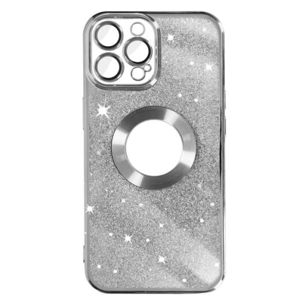 iPhone 12 Pro Max Case Hopeanvärinen Glitter Suojakuori