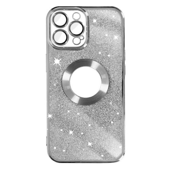 Silver Glitter iPhone 12 Pro Max skal