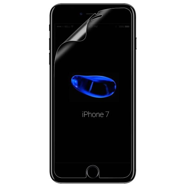 iPhone 7 ja iPhone 8 läpinäkyvä näytönsuojakalvo - Sormenjälkiä estävä