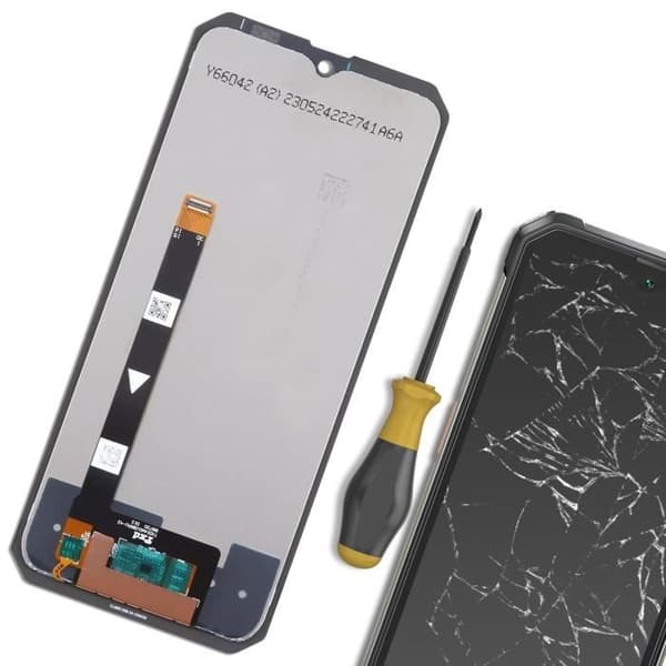 LCD Skærm - Blackview BV9200 - Erstatnings Touchskærm - 10,1 tommer - Sort Farve