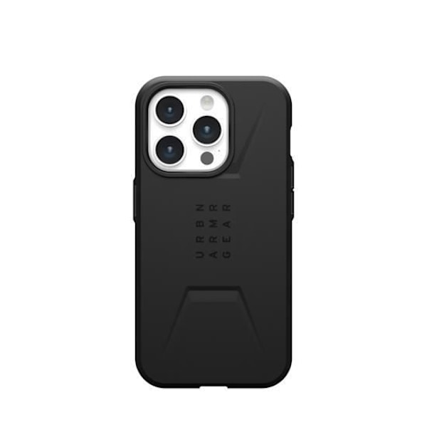 Coque - UAG - Civilian - iPhone 15 Pro - Sort - Aftager stød sort