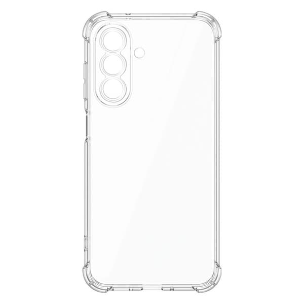 Siliconfodral för Galaxy A27 med förstärkta hörn, transparent Vit