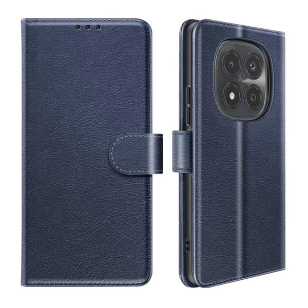 Xiaomi Redmi Note 15 Pro 4G Chesterfield Serie Plånboksfodral Ställfunktion Mörkblå Blå