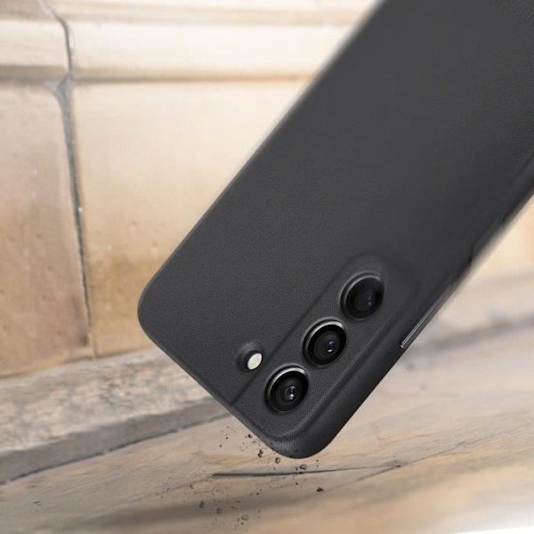 Coque Læder - Samsung - Galaxy S22 Plus - Lædercover - Sort - Ultra-tynd svart