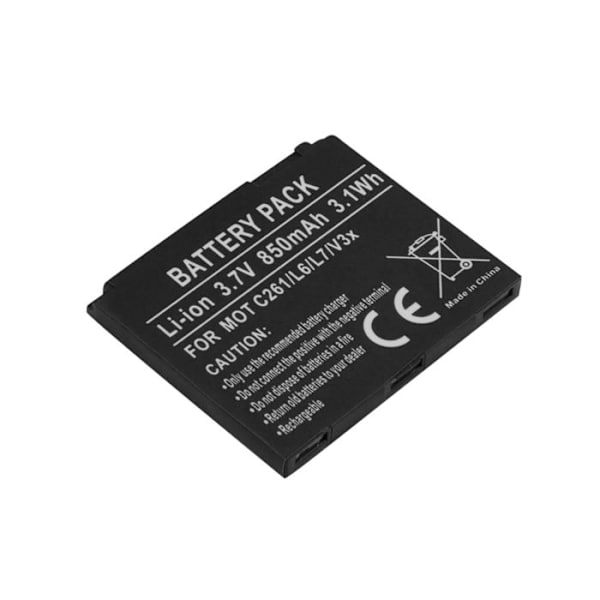 Vara-akku Motorola C261 / L6 / L7 / V3x Li-ion 850mAh varten