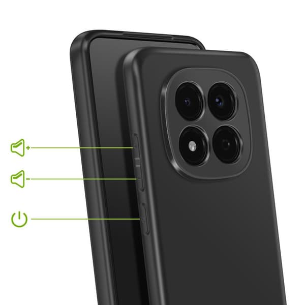 Silicone Cover til Redmi Note 15 Pro 4G Stødabsorberende Mayaxess Sort Svart