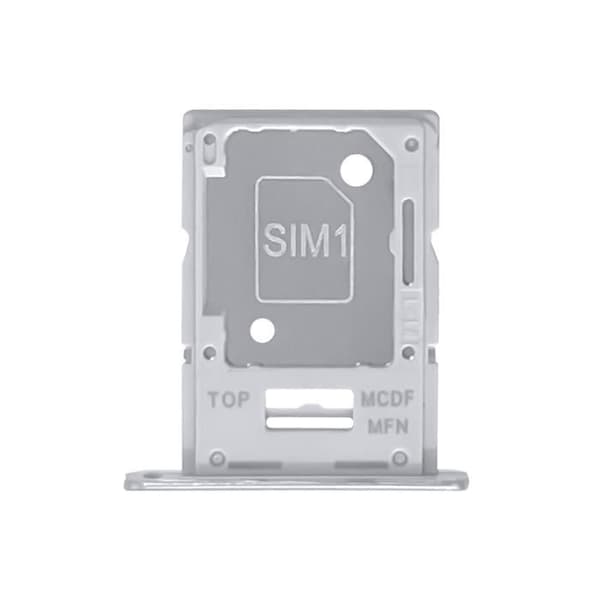 SIM-kortbakke til Samsung Galaxy M34 Dual Nano SIM Silver Grå
