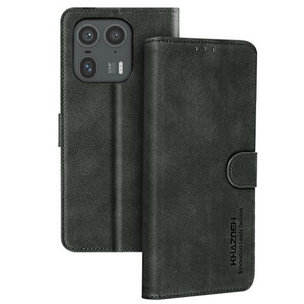 Etui för Motorola Edge 50 Ultra Plånbok Stöd Video Mörkgrön Grön