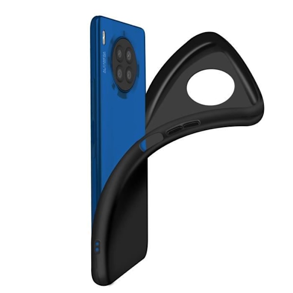 Coque - AVIZAR - Honor 50 Lite / Huawei Nova 8i - Silikone Gel Fleksibel - Modstandsdygtig - Sort Svart