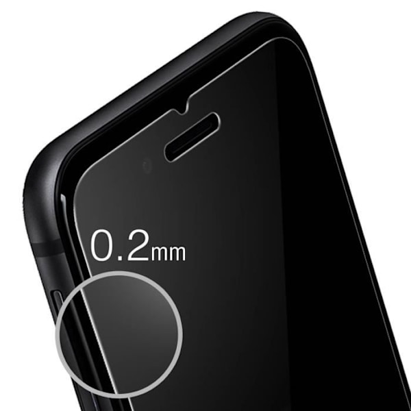 Skyddsfilm - FORCELL - iPhone SE 2020/7/8 - Flexibelt härdat glas - Ultrabeständigt - Anti-repa