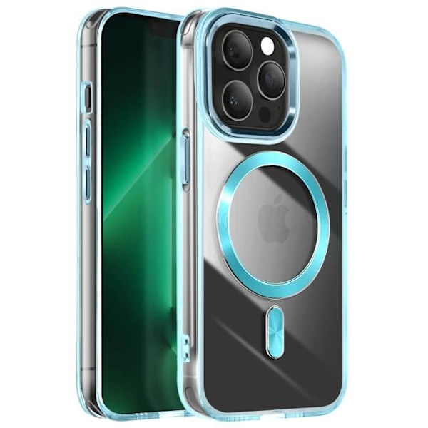 Coque MagSafe til iPhone 13 Pro Bag Glas Farve Blå Blå