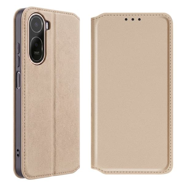 Fodral för Xiaomi Redmi A7 Pro Plånbok med Videostöd Guld Gul