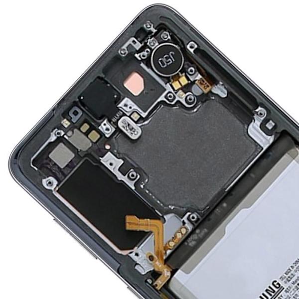 LCD-näyttö - Samsung - Galaxy S21 - Alkuperäinen - Kosketusnäyttö - Harmaa Grå