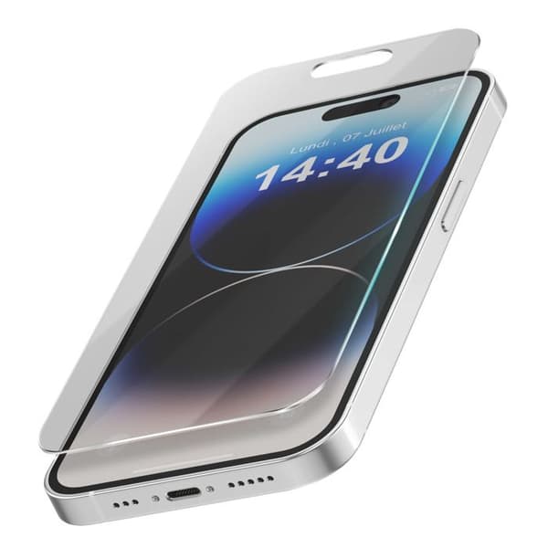 Härdat glas Anti-spion för iPhone 14 Pro Max Antirip Transparent