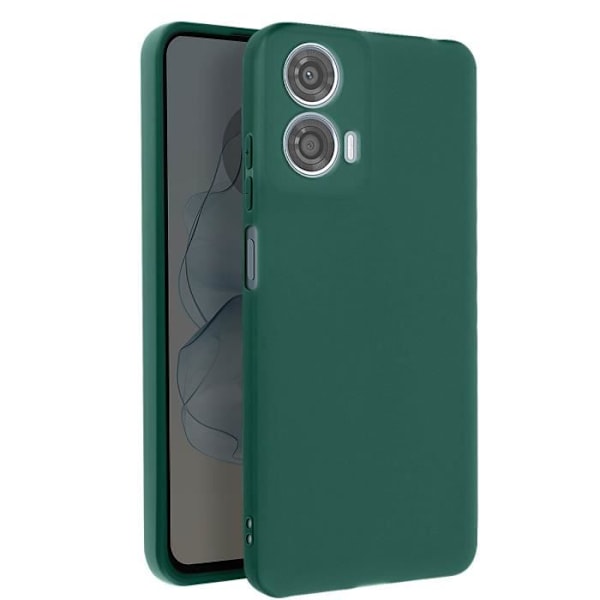 Coque för Motorola Moto G24 Power Silikon Mjuk Matt Mörk Grön Grön