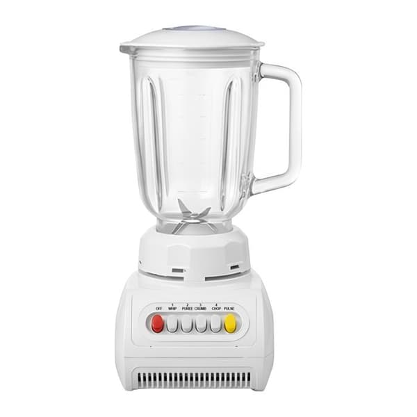 Elvisp - AVIZAR - 400W 1.5L - Kompakt - Rostfria blad - Läckagesäker lock Vit