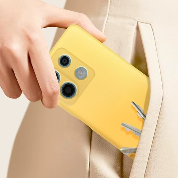 Coque - Xiaomi - Redmi Note 13 5G - Semi-rigid - Gul - Stød- og ridsebeskyttelse Gul