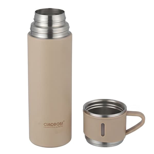 Termokande med vakuum 500ml med grå tefilter Grå