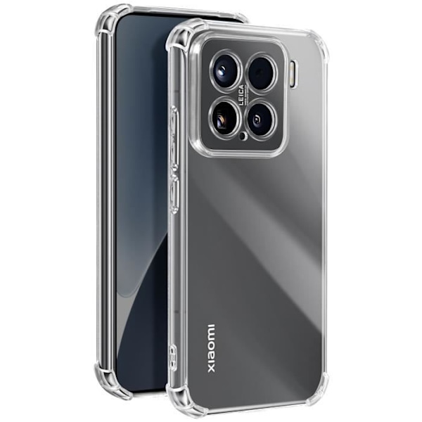 Xiaomi 15 Pro Antishock Flexi Kuori Vahvistetut Kulmat Kirkas Transparent