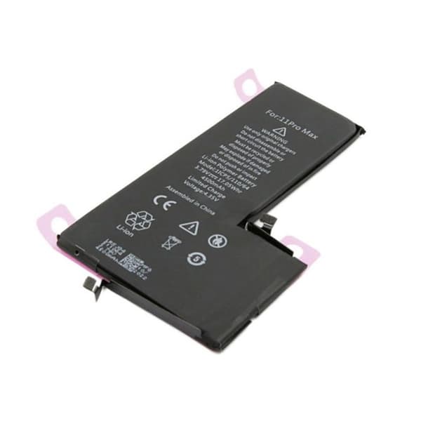 Batteri - AVIZAR - iPhone 11 Pro Max - Li-Polymer 4500mAh - 3.79V - Kompatibel 616-00651 Sort