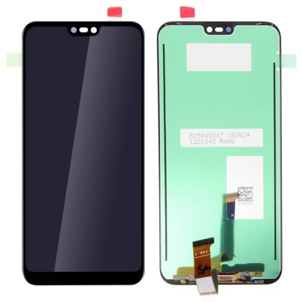LCD-skærm - Huawei - P20 Lite - Touch - 5,5 tommer - Sort svart