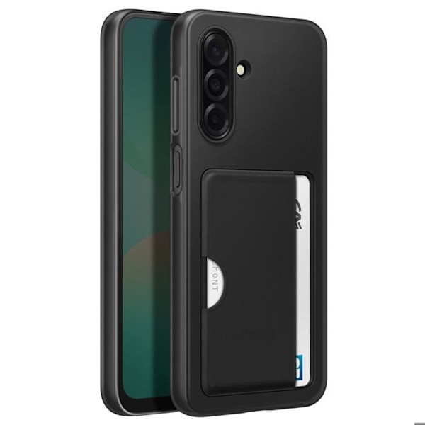 Coque för Samsung A26 Kortficka Silikon Soft touch Original Samsung Svart Svart