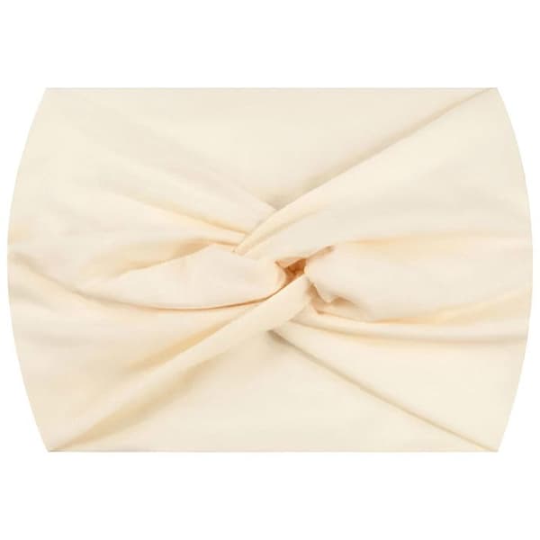 Krydset Bandeau - AVIZAR - Beige - Blødt Bomuld - Elegant - Komfortabel beige