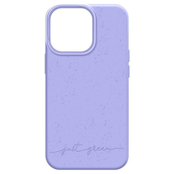 iPhone 13 Pro återvinningsbart fodral Just Green Lavender - JUST GREEN - Stel - Syntet - Lila - Matt - Blandad Lavendel