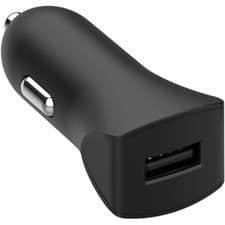 Auton virtalähde - BIGBEN Connected - 2.4 A - USB - Lightning - Musta Svart