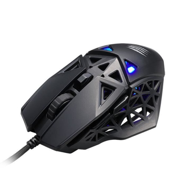 Madcatz M.O.J.O. M1 Ultra Light Gaming Mouse 70g - PMW3360 12000 DPI sensor & 1000Hz frekvens - 2ms DAKOTA Switch Svart röd