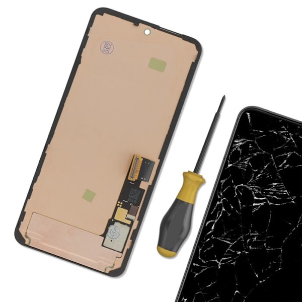 LCD-näyttö ja kosketuslasi Google Pixel 8 Relife Blackille Svart