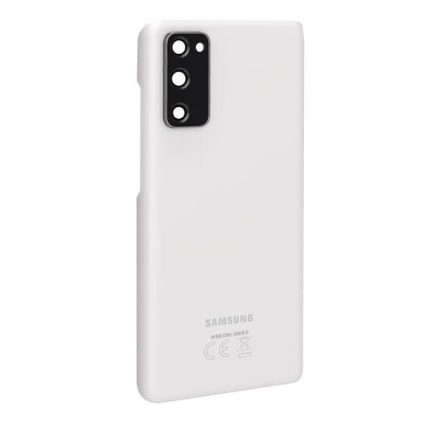 Bagglas - SAMSUNG - Galaxy S20 FE - Original - Hvid - Forenklet installation Vit