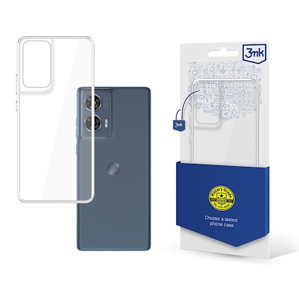 Transparent Etui - 3mk - Motorola Edge 50 Fusion - Semi-hård - Maksimal Beskyttelse - Minimalistisk Design Transparent