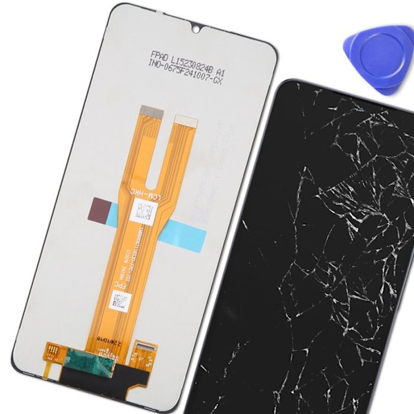 LCD-skærm og Touchscreen til Samsung Galaxy A06 Original Samsung Sort Svart