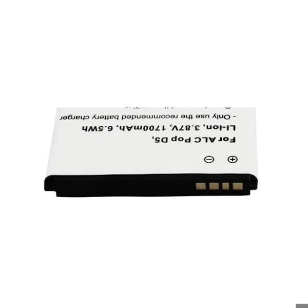 Ersättningsbatteri för Alcatel Pop D5 OT-5038 3.87V 1700mAh Li-ion