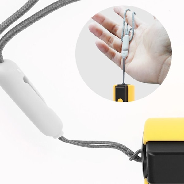 Ekstern batteri 8000 mAh lommelygte kabel 3 i 1 LinQ gul Gul