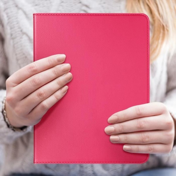 Flip Case til iPad Air 13 2024 - AVIZAR - 360 Roterende Folio - Pink - Syntetisk - Unisex Rosa