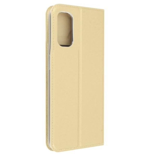 Housse Oppo Reno 4 - Dux Ducis - Ekologiskt läder - Ställfunktion - Kortfack - Magnetisk Gul