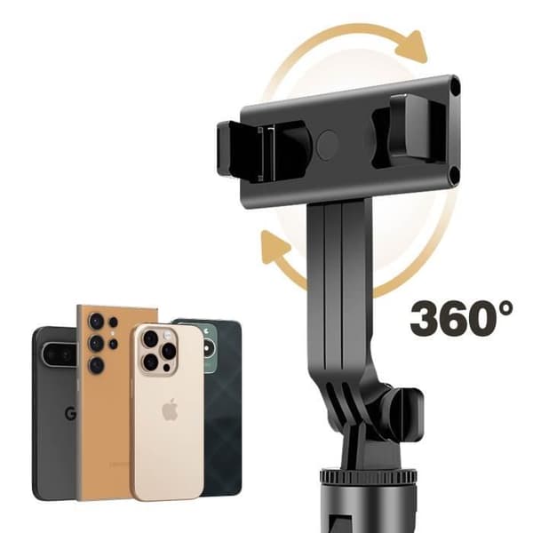 Selfie stick - Forever - Bluetooth - Udvidelig stativ 100 cm - 360° rotation