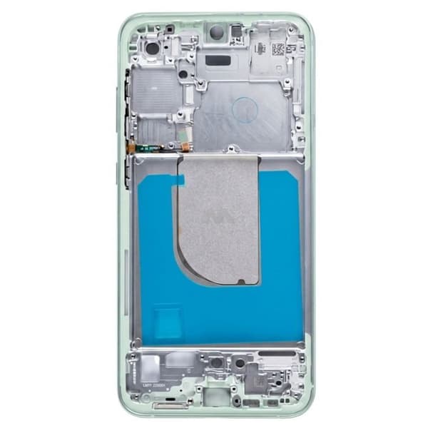 Vihreä mintunvärinen keskirunko Galaxy S23 FE:lle Mintgrön