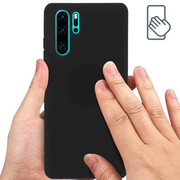 Huawei P30 Pro Cover Protection Silikone Soft Gel Soft Touch - Sort