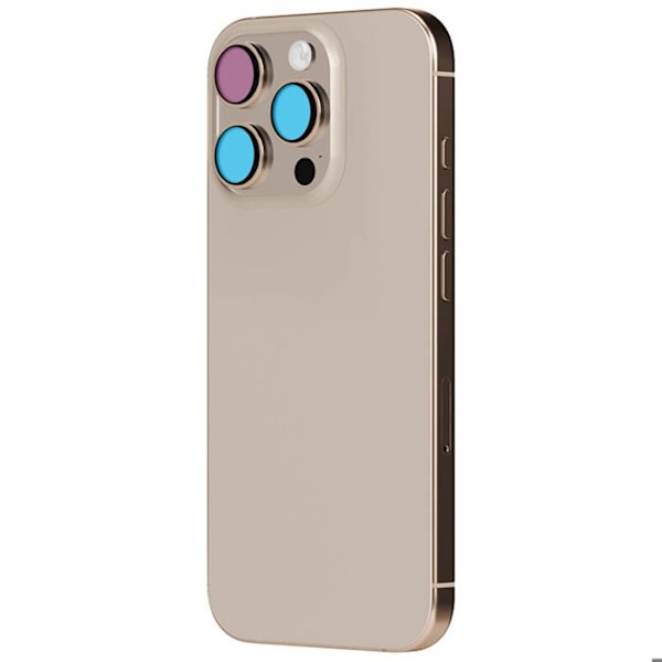 iPhone 16 Pro - Kori vaihto takalasilla, Keltainen Gul