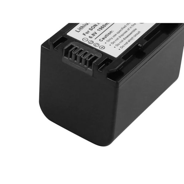 Batteri til Sony camcorder NP-FV70 Li-ion 6.8V 1960mAh 13.3Wh Sort