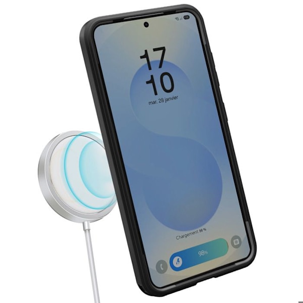 Coque för Samsung S25 Militärkvalitet Stöttålig 6m Civil UAG Svart Svart
