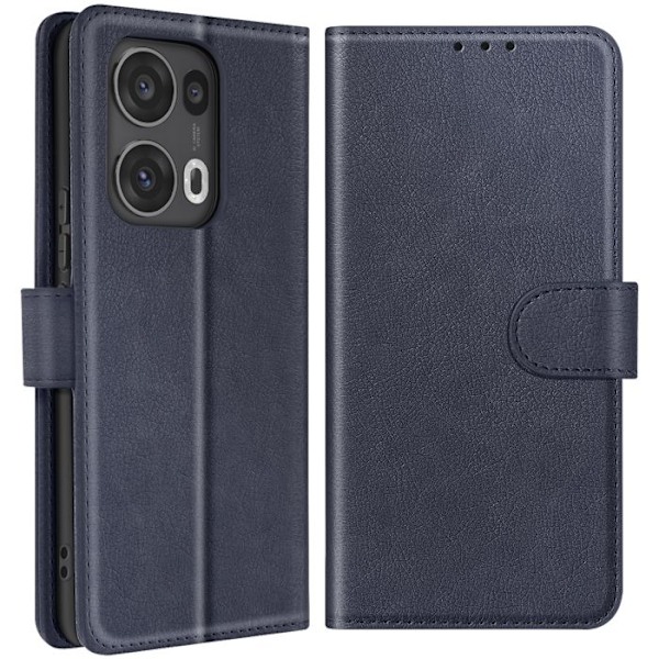 "Oppo Reno 13 Pro Klippilompakko ja Videotuki Sininen Yö" Blå